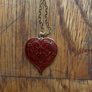 Museum of modern art heart necklace